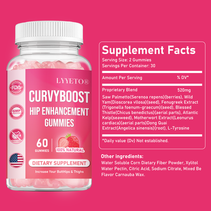 Lyyeto®  CurvyBoost Hip Enhancement Gummies Limited Offer 4