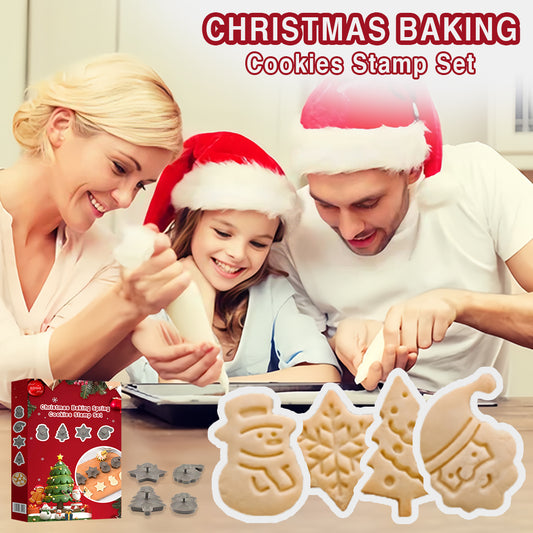 KISSHI™ Christmas Baking Spring Cookies Stamp Set