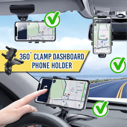 Double 360º Phone Holder Clip