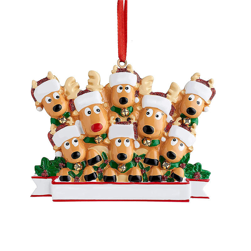 2023 Christmas Personalized Ornament Deer Families